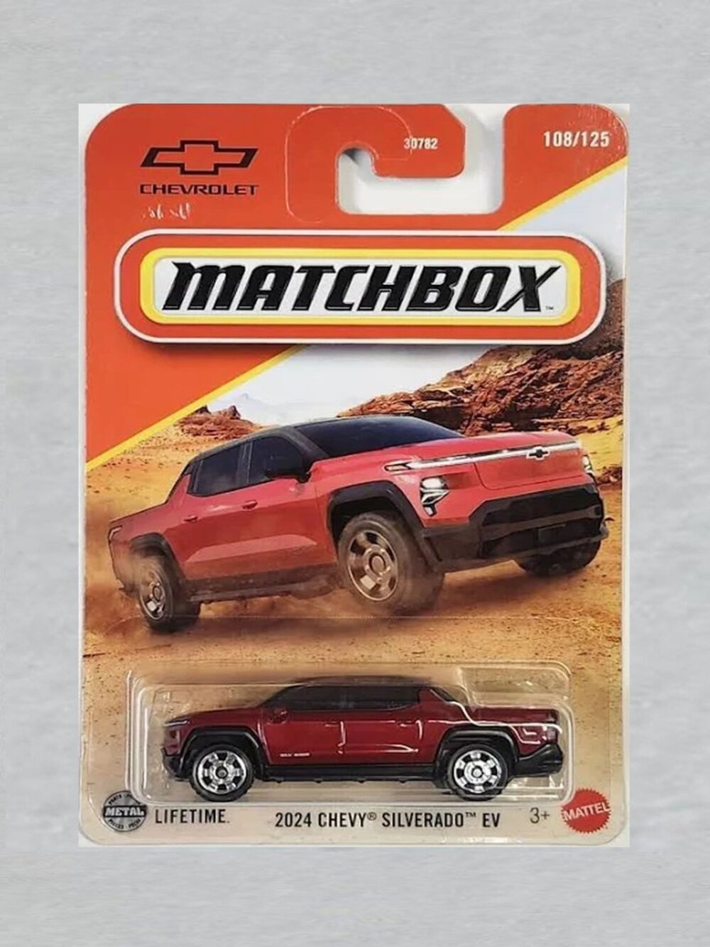Matchbox 2024 Chevy Silverado EV RED